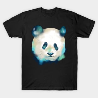 Cute Galactic Panda Space Exploration Panda T-Shirt